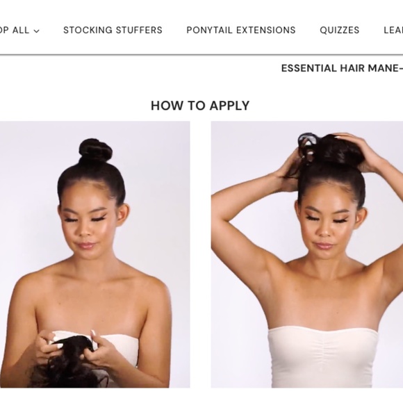 INH hair SAMMY bun ( ASH BROWN) - Picture 6 of 6